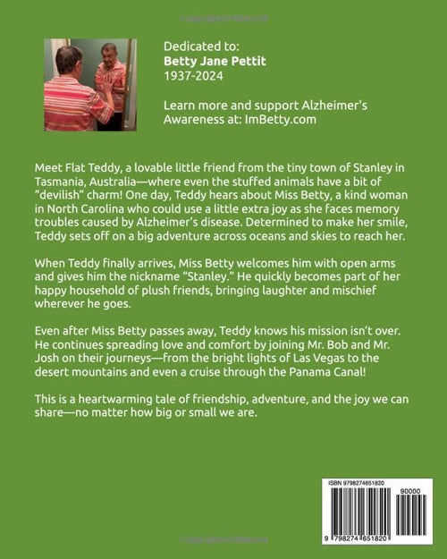The Adventures of Miss Betty's Flat Teddy - Autographed Copy