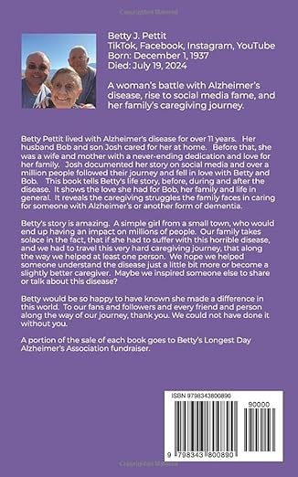 I'm Betty: A woman's battle with Alzheimer's disease, rise to social media fame, and her family's caregiving journey. - Autographed Copy